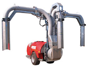 GBT3 multirow sprayer for vineyards