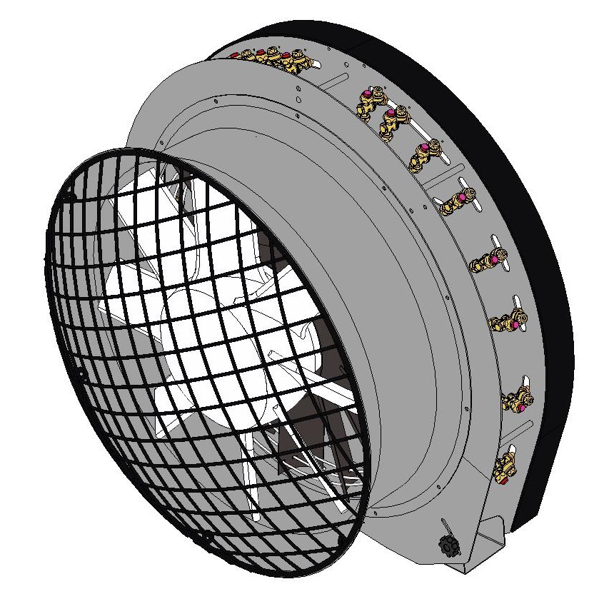 Axial fan unit 33